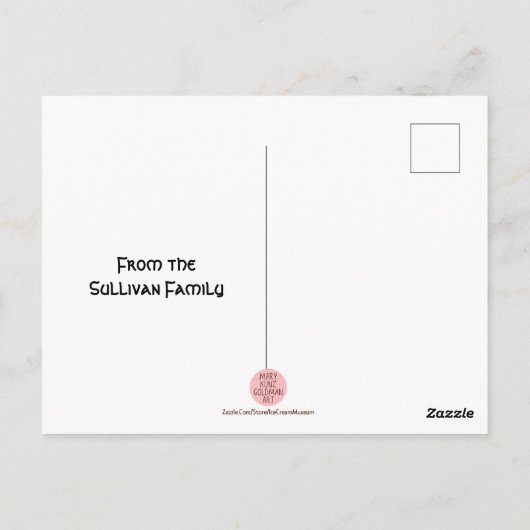 Artistieke Keltische St. Patrick's Day Boho Irish  Briefkaart (Achterkant)