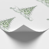 Artistieke kerstbomen modern cadeaupapier (Hoek)