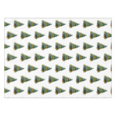 Artistieke kerstbomen Waterverf Patroonfeestdag Tafelkleed (Voorkant (Horizontaal))