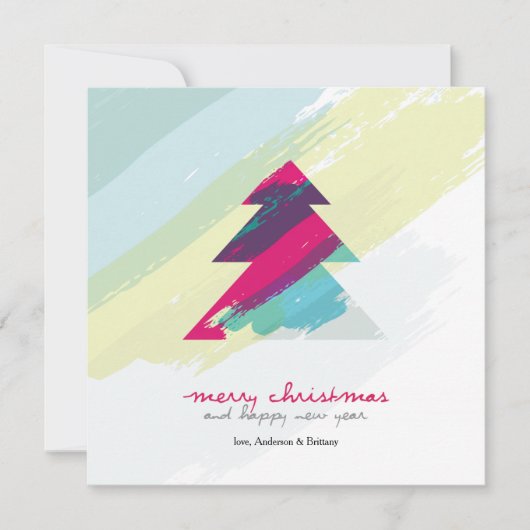 Artistieke kerstkaart (Voorkant)