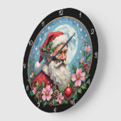 Artistieke Kerstman Volle Maan Grote Klok (Hoek)