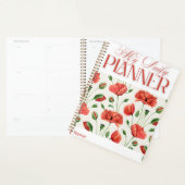 Artistieke Klaproosveld Dagelijkse Planner (Display)