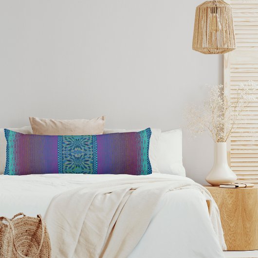 Artistieke kleurrijke boho patroon gooien lichaam  lichaamskussen