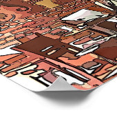 Artistieke koffiewinkel poster (Hoek)