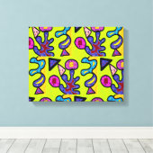 Artistieke koralen canvas afdruk (Insitu (Houten vloer))