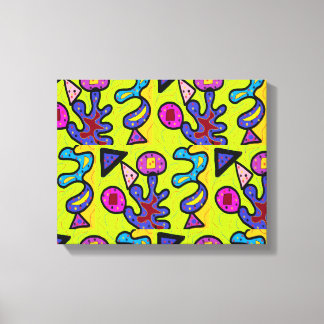 Artistieke koralen canvas afdruk