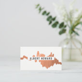 Artistieke Krabbel Visitekaartje (Staand voorkant)