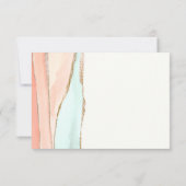 Artistieke kustWaterverf Abstracte RSVP (Achterkant)