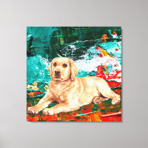 Artistieke Labrador Dog Abstract