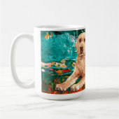 Artistieke Labrador Dog Abstract Koffiemok (Links)