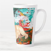 Artistieke Labrador Hond Abstract   Latte Mok (Rechts)