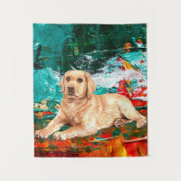 Artistieke Labradorhond Abstract