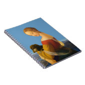 Artistieke laptop "Madonna met Dachshund" Notitieboek (Rechterzijde)