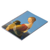 Artistieke laptop "Madonna met Dachshund" Notitieboek (Linkerzijde)