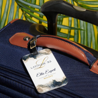 artistieke Latitude 33 bagage ID Bagagelabel