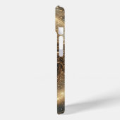 Artistieke Leeuw met Gouden Geometrie Case-Mate iPhone Case (Achterkant / Links)