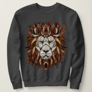 Artistieke leeuwenkop Portret - Lion Sweatshirt