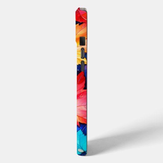 Artistieke levendige gevallen herfst bladeren illu Case-Mate iPhone case (Achterkant / Links)