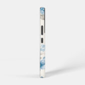 Artistieke lichte pastelblauwe Rozen Samsung Galaxy Hoesje (Rechterkant)