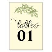 Artistieke lijn verlaat bruiloft kaart (Voorkant)