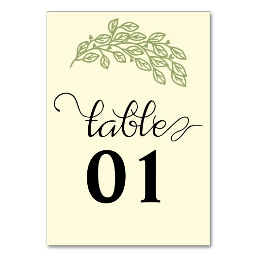 Artistieke lijn verlaat bruiloft kaart (Voorkant)