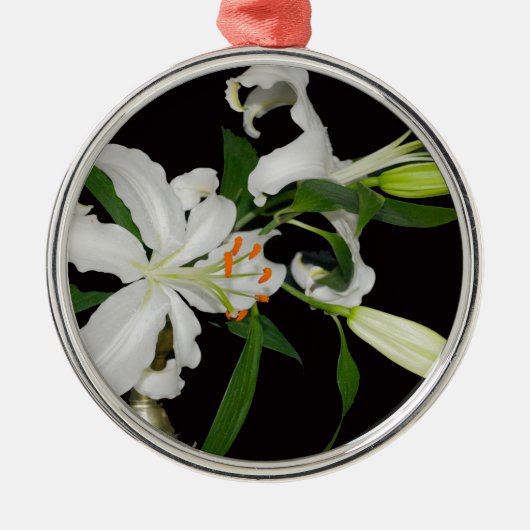 Artistieke Lily Collectie-1 Metalen Ornament (Voorkant)