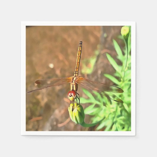 Artistieke limonade die op een ventilatorkop rust servet (Voorkant)