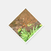 Artistieke limonade die op een ventilatorkop rust servet (Hoek)