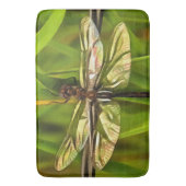 Artistieke limonade in bruin en geel op groen badmat (Voorkant Verticaal)