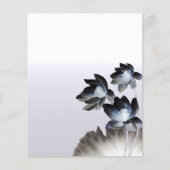 Artistieke Lotus Blossom Business Custom Flyer (Voorkant)