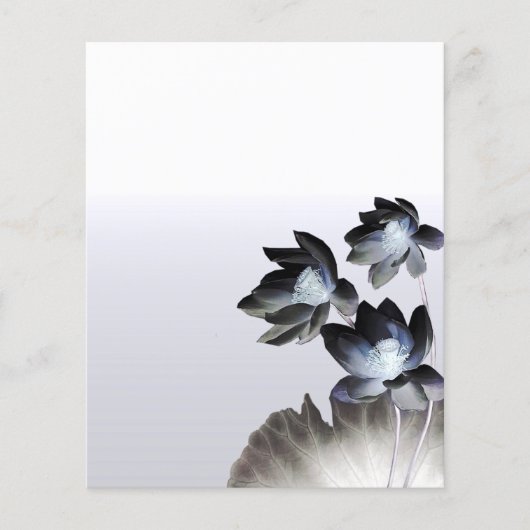 Artistieke Lotus Blossom Business Custom Flyer (Voorkant)