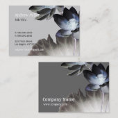 Artistieke Lotus Blossom Visitekaartje (Voorkant / Achterkant)
