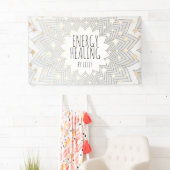 Artistieke Lotus Flower Mandala Holistic Healer Bu Spandoek (Insitu)