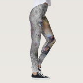 artistieke luipaard leggings (Rechts)