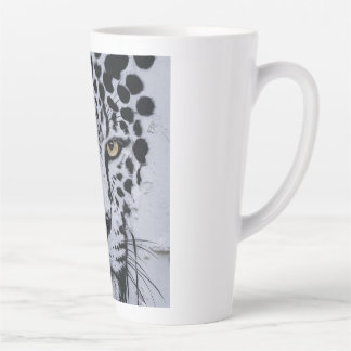 Artistieke Luipaard Portret Wilde Dieren Hoodie &  Latte Mok