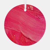 Artistieke make-up: kleurrijke creatieve compositi glas ornament (Achterkant)