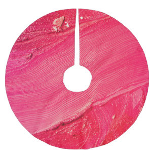 Artistieke make-up: kleurrijke creatieve compositi kerstboom rok