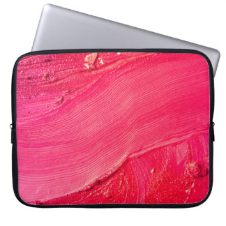 Artistieke make-up: kleurrijke creatieve compositi laptop sleeve