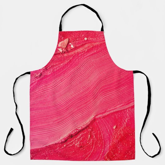 Artistieke make-up: kleurrijke creatieve compositi schort (Voorkant)