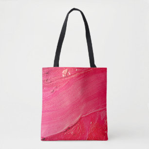 Artistieke make-up: kleurrijke creatieve compositi tote bag