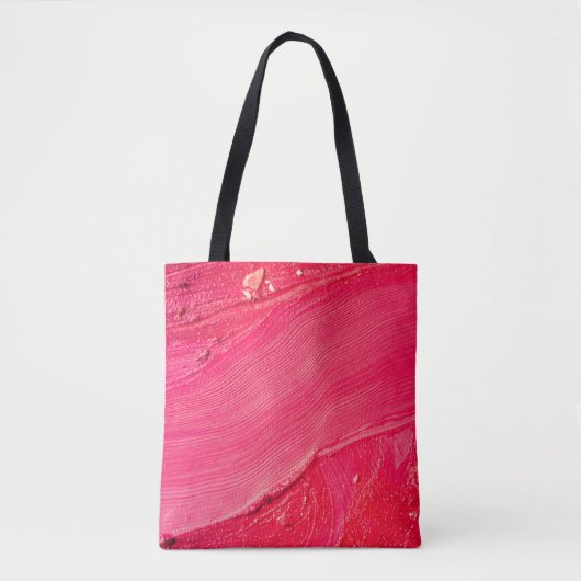 Artistieke make-up: kleurrijke creatieve compositi tote bag (Voorkant)