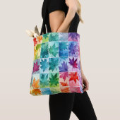 Artistieke Maple Leaf Carryall Tote Bag (Dichtbij)