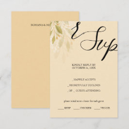 Artistieke Mexicaanse woestijn Waterverf Handgesch RSVP Kaartje