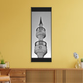 Artistieke minaret canvas afdruk (Insitu (Woonkamer))