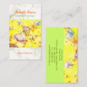 Artistieke Mode met heipster Butterfly Visitekaartje (Voorkant / Achterkant)