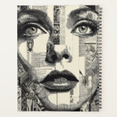 Artistieke Mode Vrouw Planner (Achterkant)
