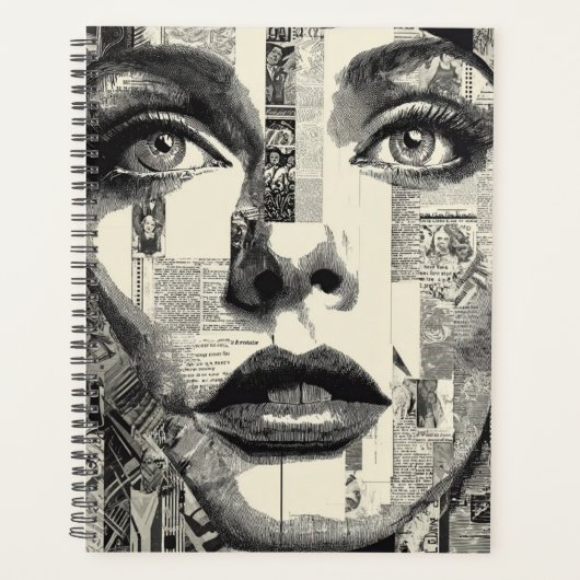 Artistieke Mode Vrouw Planner (Voorkant)