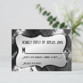 Artistieke moderne grafische kaart met hoge beeldf (Staand voorkant)