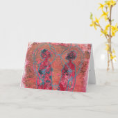 Artistieke Moederdag Kaart (Gele Bloem)