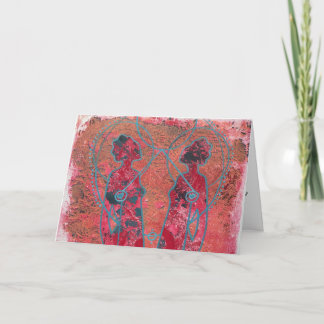 Artistieke Moederdag Kaart